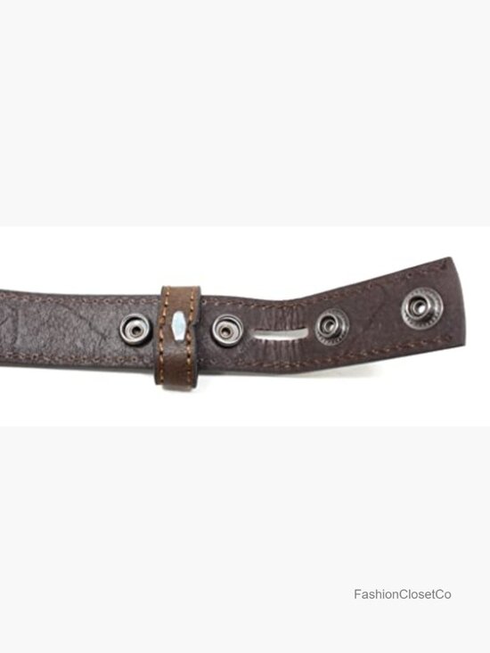 Vintage Distressed Leather Belt 1\